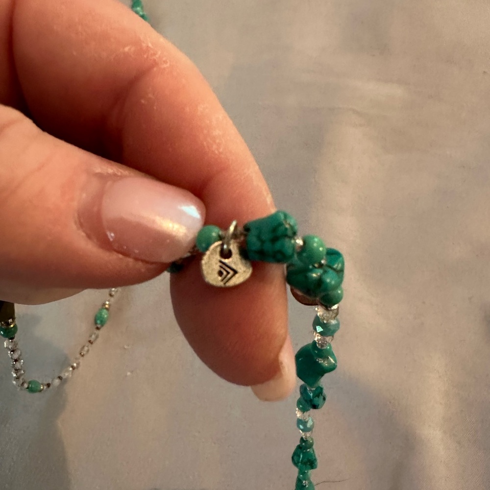 Silpada Blue and Silver Necklace with Versatile Design - Picture 3 of 3